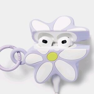 Heyday Apple AirPods Gen 1 & Gen 2 Hardshell Daisy Flower Case NIB